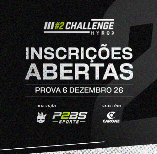 Banner do Evento #2 CHALLENGE P2BS SPORTS E CROWN 2026